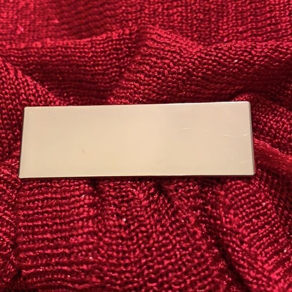 INC woman’s red blouse Resort Luxe M - Picture 7 of 7